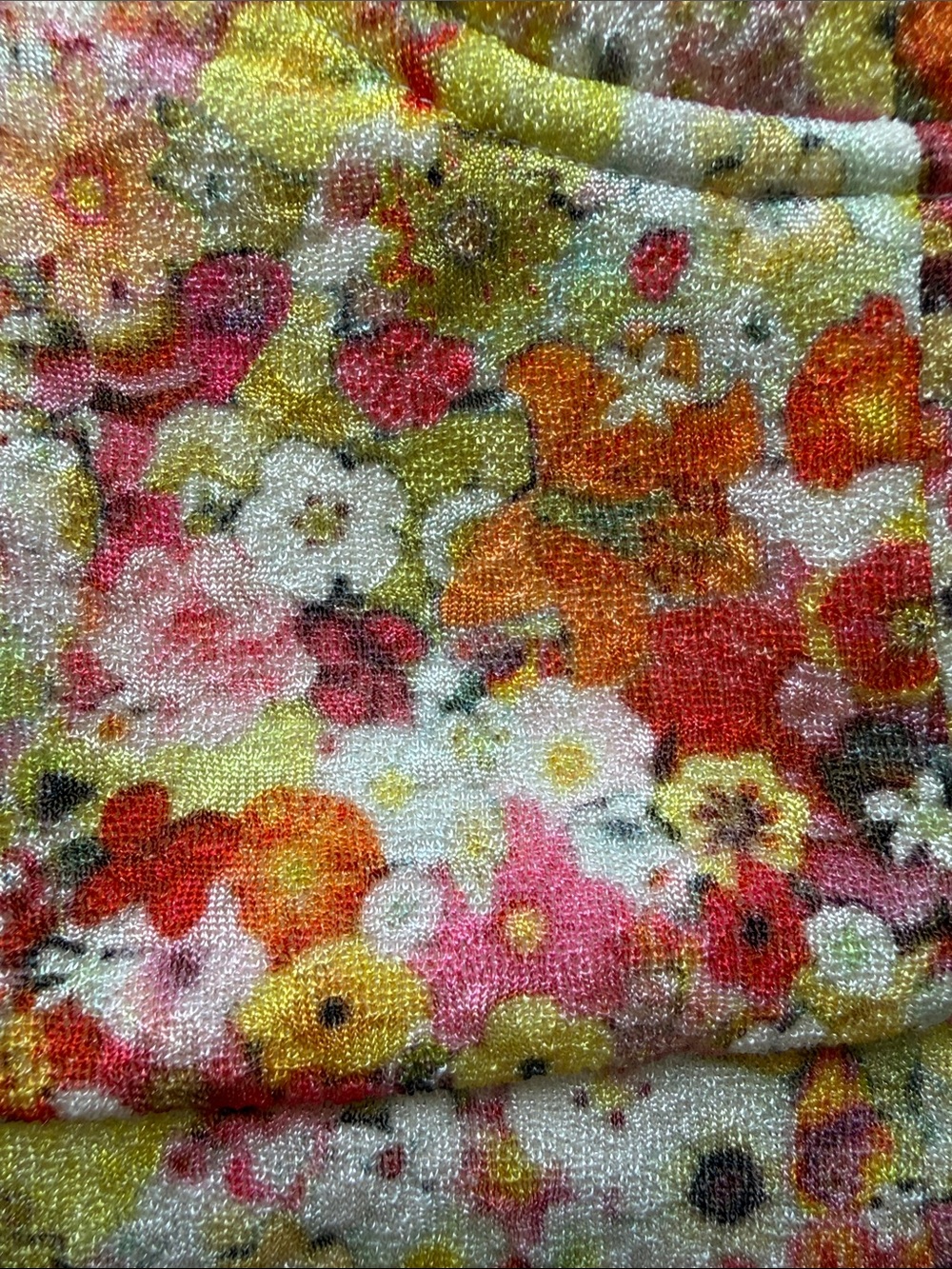 Hutch Floral Midi Dress in Pink, Yellow & Orange - Picture 2 of 5
